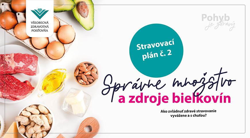 Stravovací plán č. 2: Správne množstvo a zdroje bielkovín